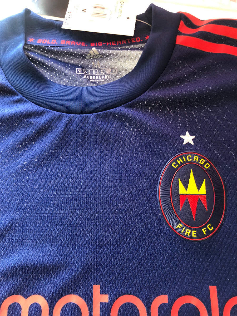 adidas Chicago Fire Marvel MLS Americana Pre-Match Jersey - Blue | Men's  Soccer | adidas US
