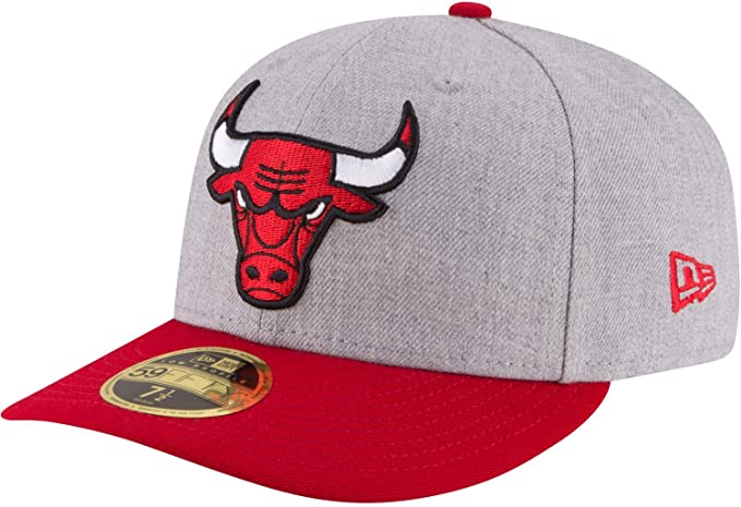 New Era Caps Chicago Bulls 59FIFTY Fitted Hat White/Red