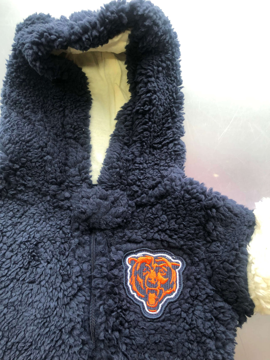 chicago bears sherpa hoodie