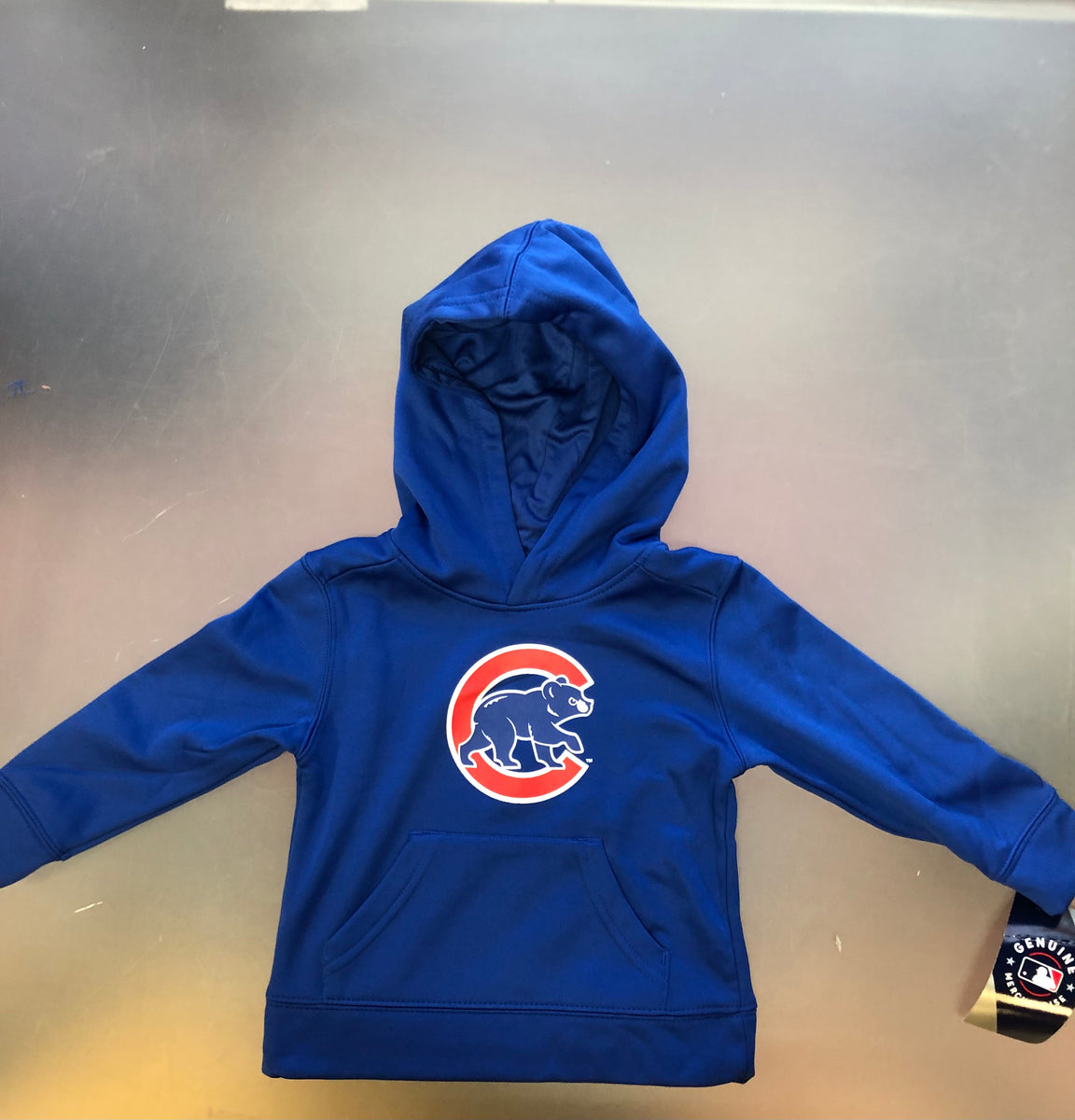 Youth Red Chicago Cubs Wordmark Full-Zip Hoodie