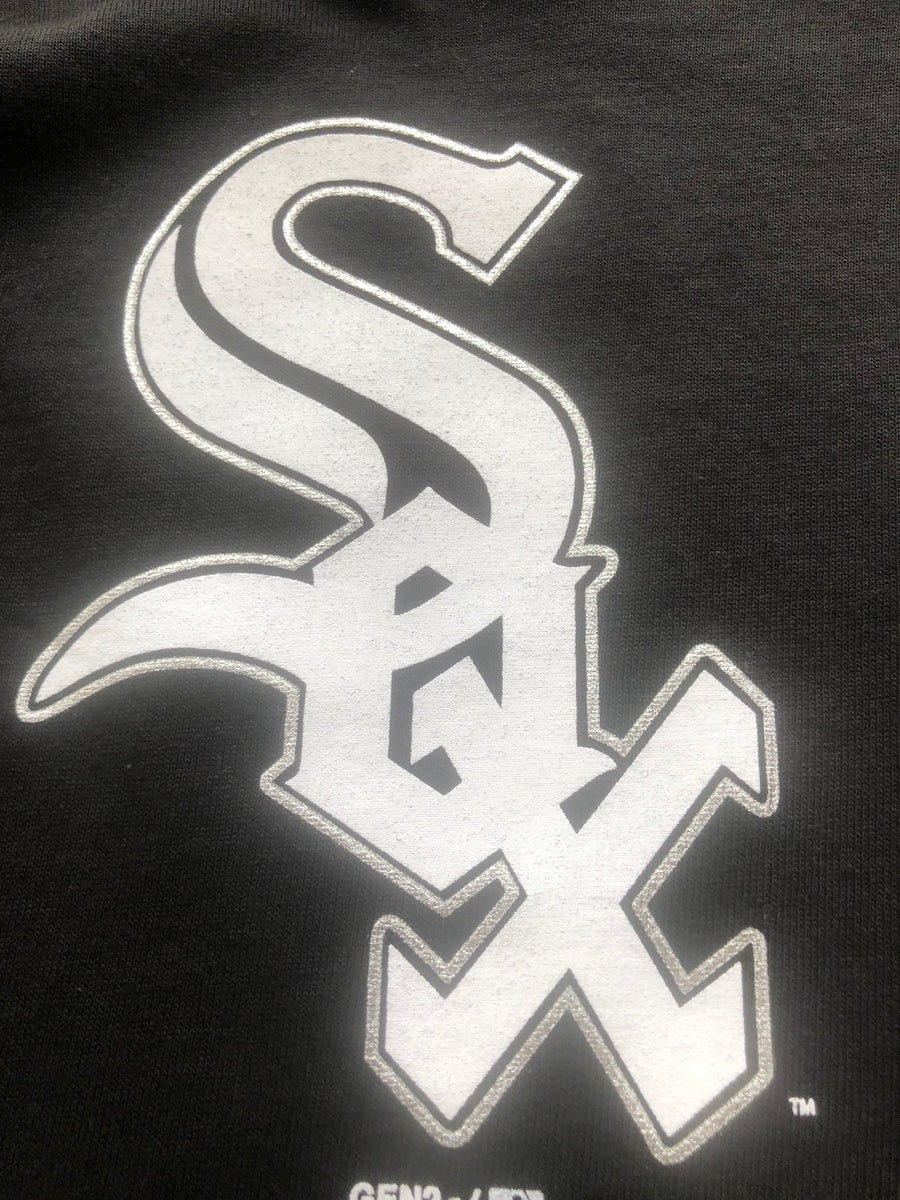 Customized Chicago White Sox Stitches Black/Gray Team Jersey