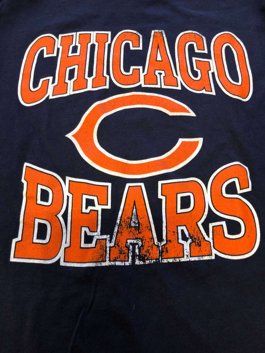 Chicago Bears Youth Nike Essential Logo Dri Fit Tee Large = 14-16