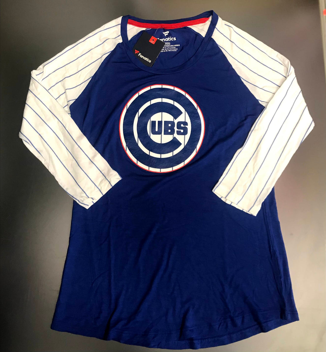 Chicago Cubs MLB Women Fanatics Jersey Mesh T-Shirt Large