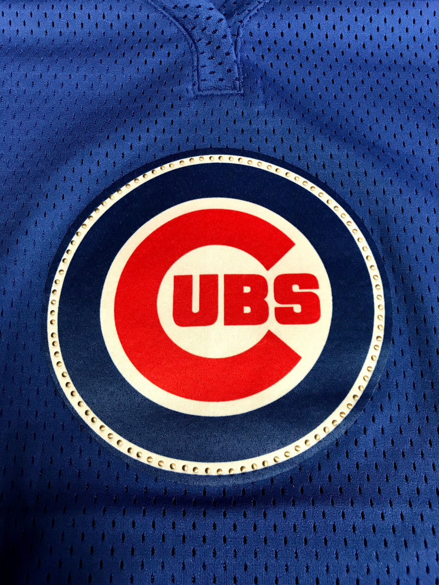 Vintage Chicago Cubs Mesh Jersey Shirt Mens Size S Baseball Blue