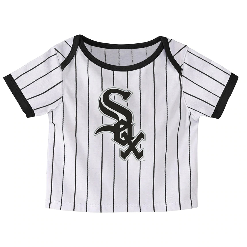 Infant MLB Chicago White Sox Relay Short Sleeve & Diaper Set 0/3M