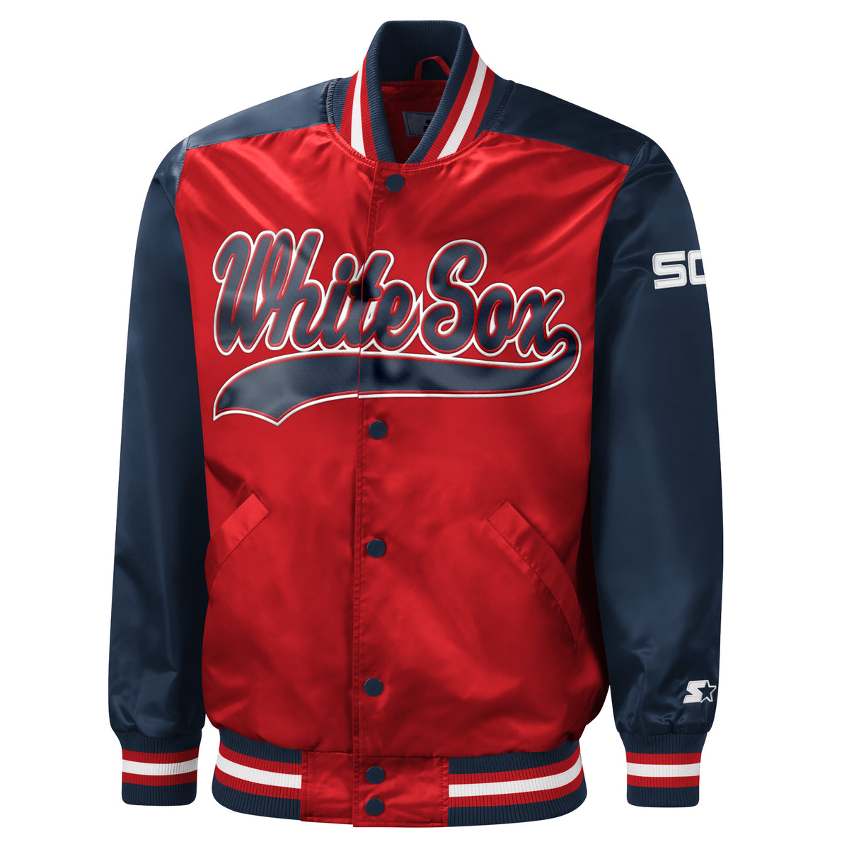 Chicago White Sox Varsity Spring '22 Starter Jacket - Red X-Large