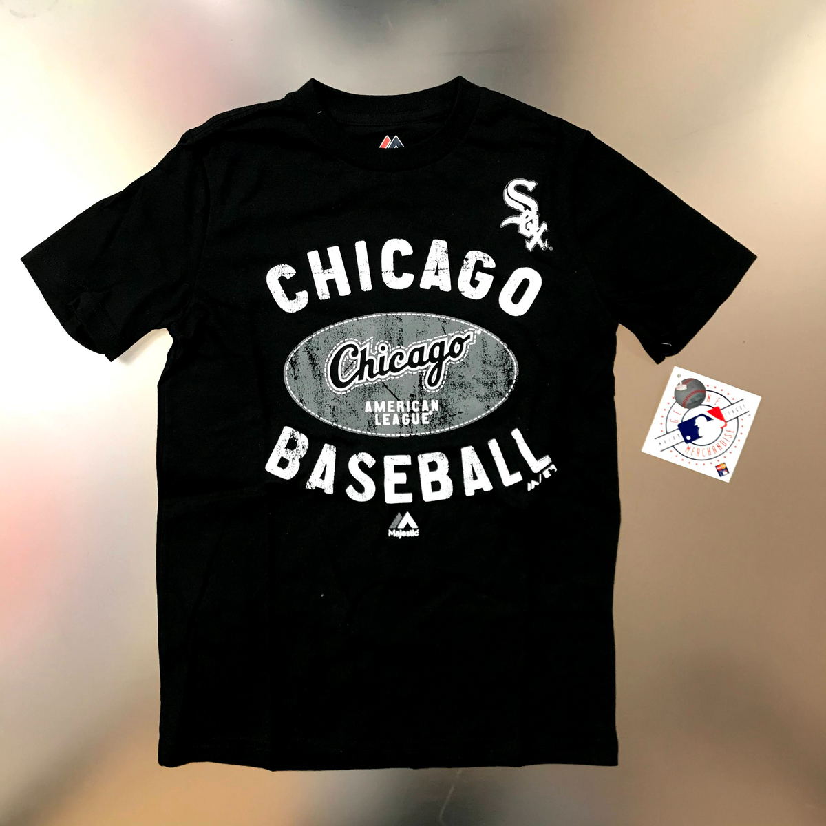 Majestic, Shirts, Chicago White Sox Vintage Pinstripe Baseball Jersey