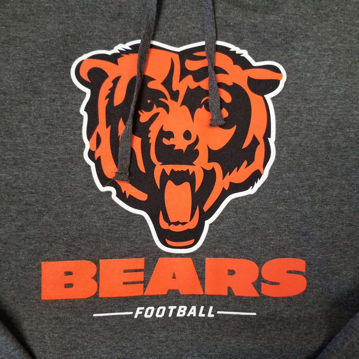 Fanatics Branded Chicago Bears Women's Navy/Orange Lock It Down Pullover Hoodie 2XL