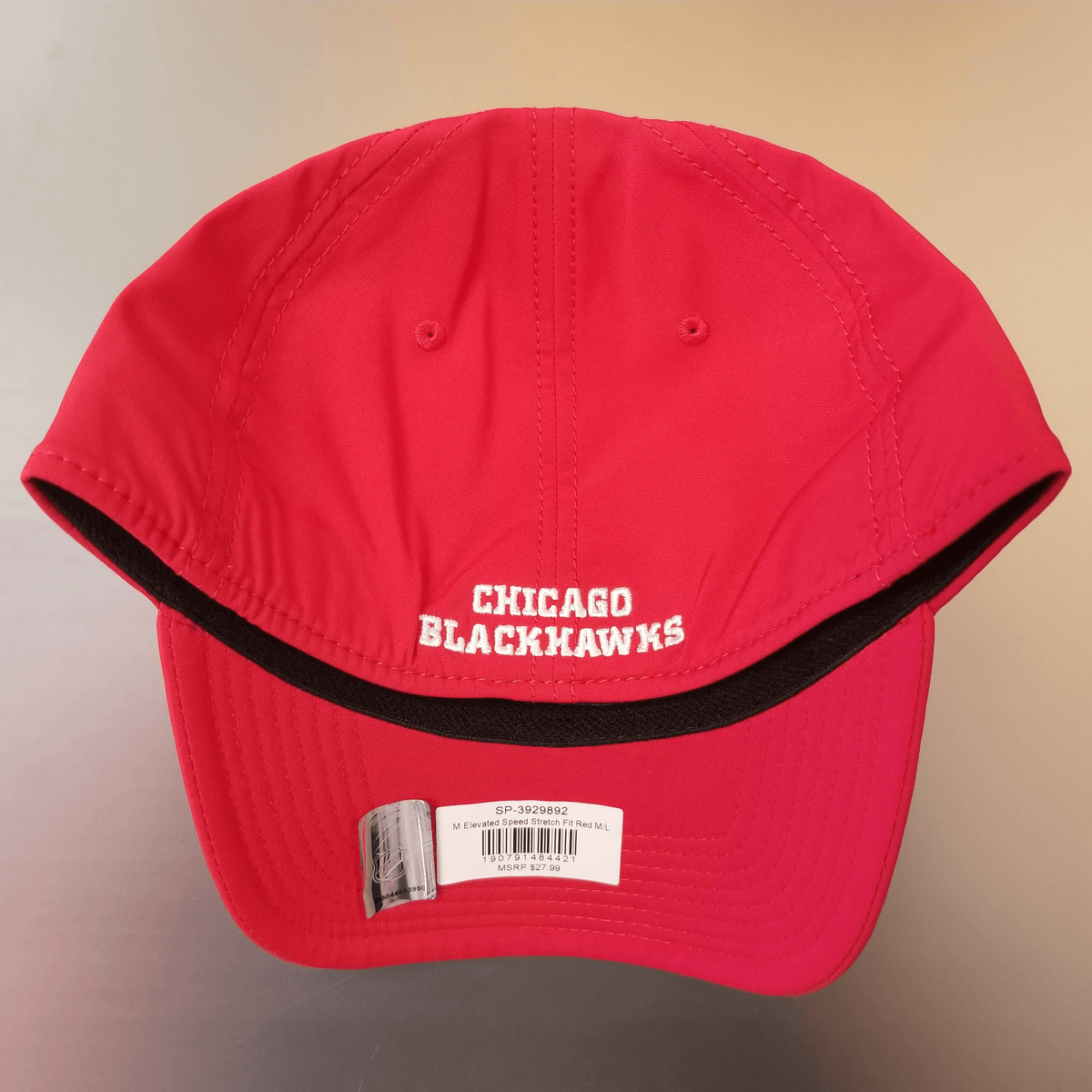 Stretch Red Fit Blackhawks - Chicago Hat Embroidered