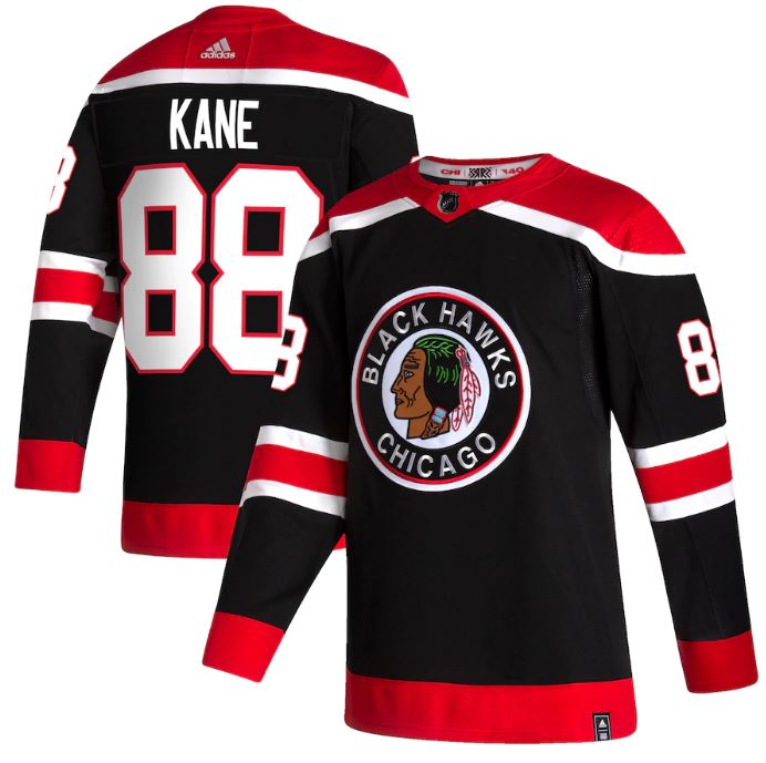 Chicago Blackhawks #88 Patrick Kane Black Third Jersey on sale,for