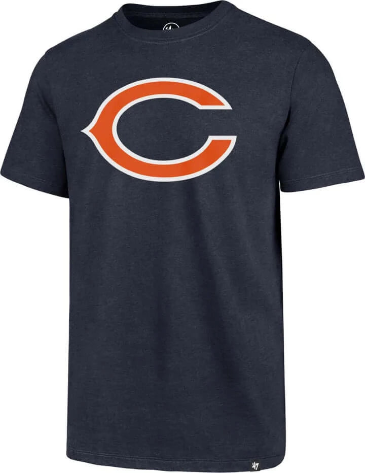 Chicago Bears Fall Navy C Grit Scrum T-Shirt