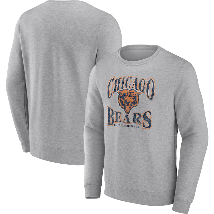 Fanatics Branded Navy Adult Chicago Bears Front Runner Pullover Hoodie