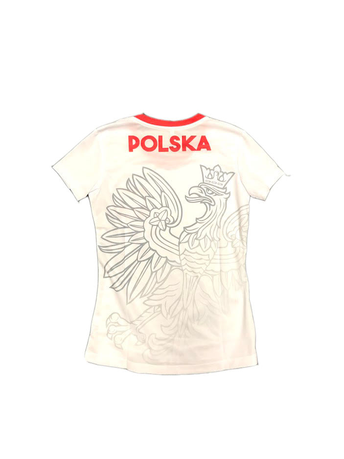 : Polska Soccer Jersey Poland Country Polish Eagle National Pride  – White : Sports & Outdoors