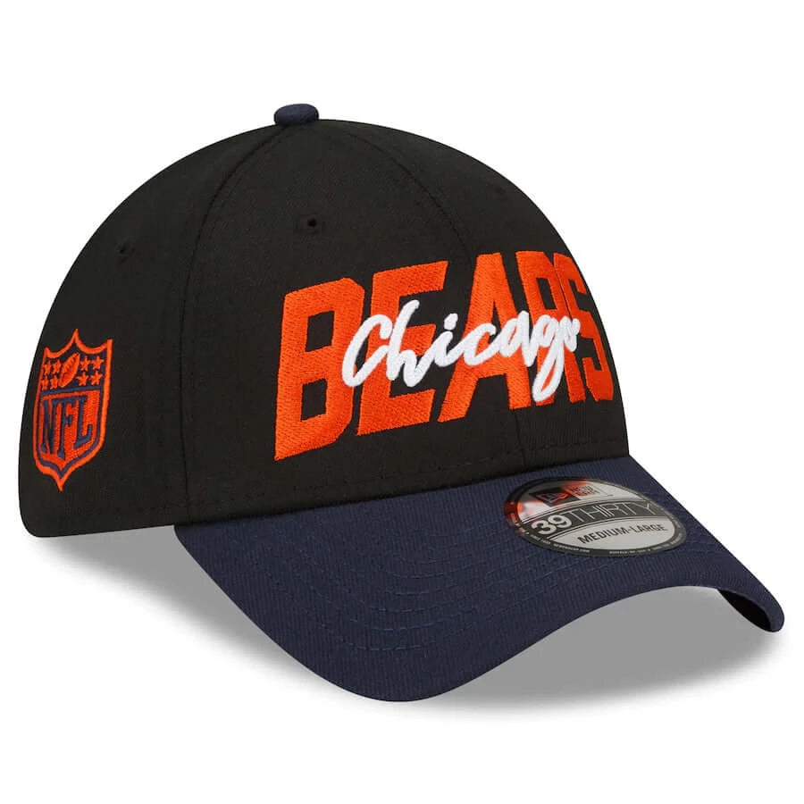 Chicago Bears New Era Script Original Fit 9FIFTY Snapback Hat - Navy