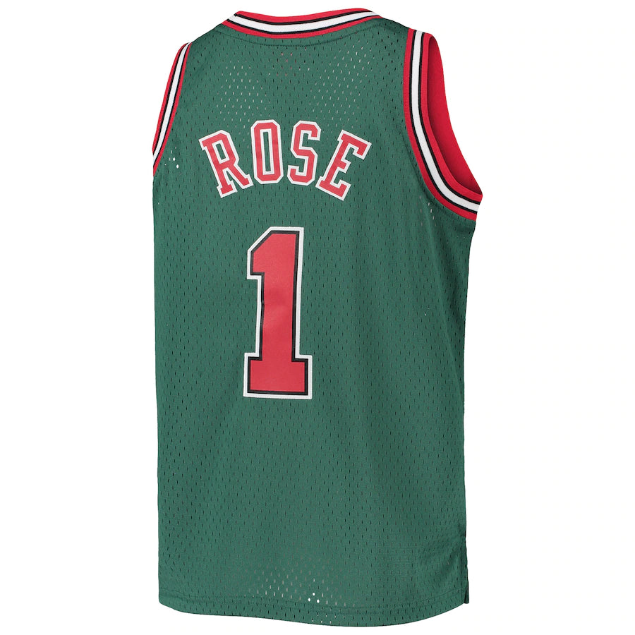 Derrick Rose Mitchell & Ness Chicago Bulls Rookie Season 2008-09 Red Jersey  - Super AAA