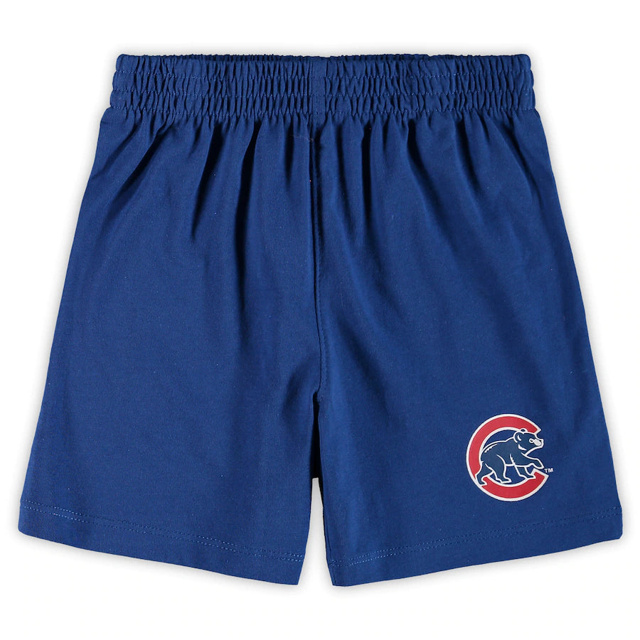 Infant White/Royal Chicago Cubs Position Player T-Shirt & Shorts Set