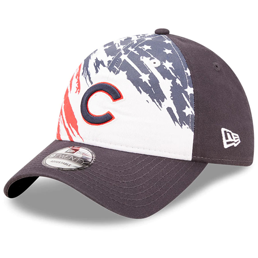 New Era Navy Chicago Cubs 4th of July 9TWENTY Adjustable Hat