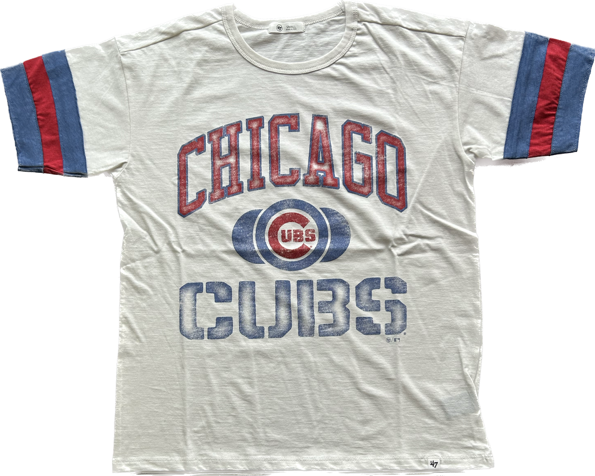 Men's Fanatics Branded Heathered Gray Chicago Cubs Number One Dad Team T- Shirt