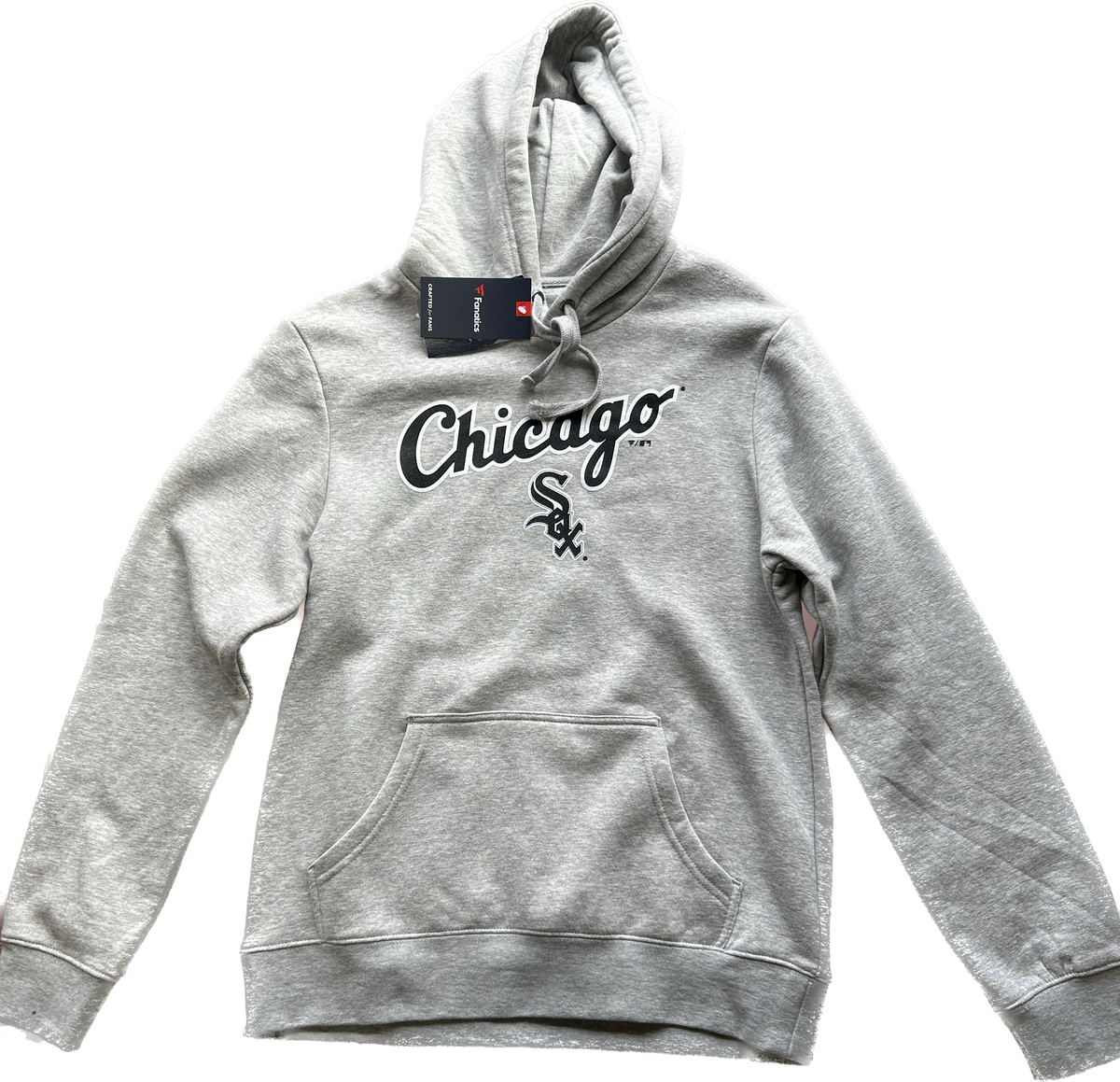 Men's Fanatics Branded Heathered Charcoal Chicago White Sox The 312 Team  Pullover Hoodie