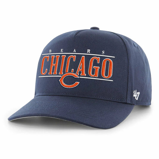 Chicago Bears 47 Brand Navy City Line Hitch Adjustable Cap