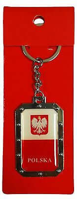 Bulk of Poland Polska Flag Keychain Red & White Polish Key Chain 12 Pa ...