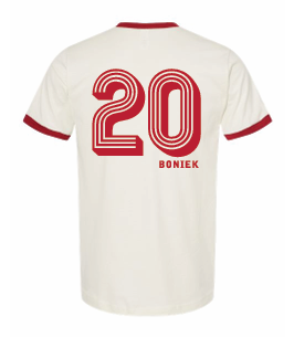 Boniek #20 T-Shirt Polska With Eagle Old School Polish Soccer Player Poland Jersey Style