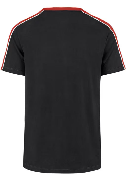 47 Chicago Blackhawks Black Hollow Tempo Short Sleeve Fashion T Shirt