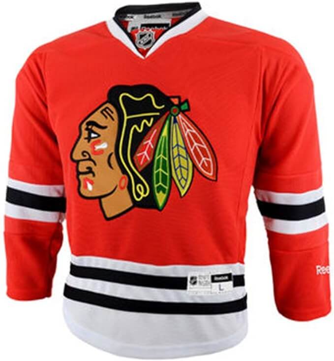 Blackhawks white sale jersey at home