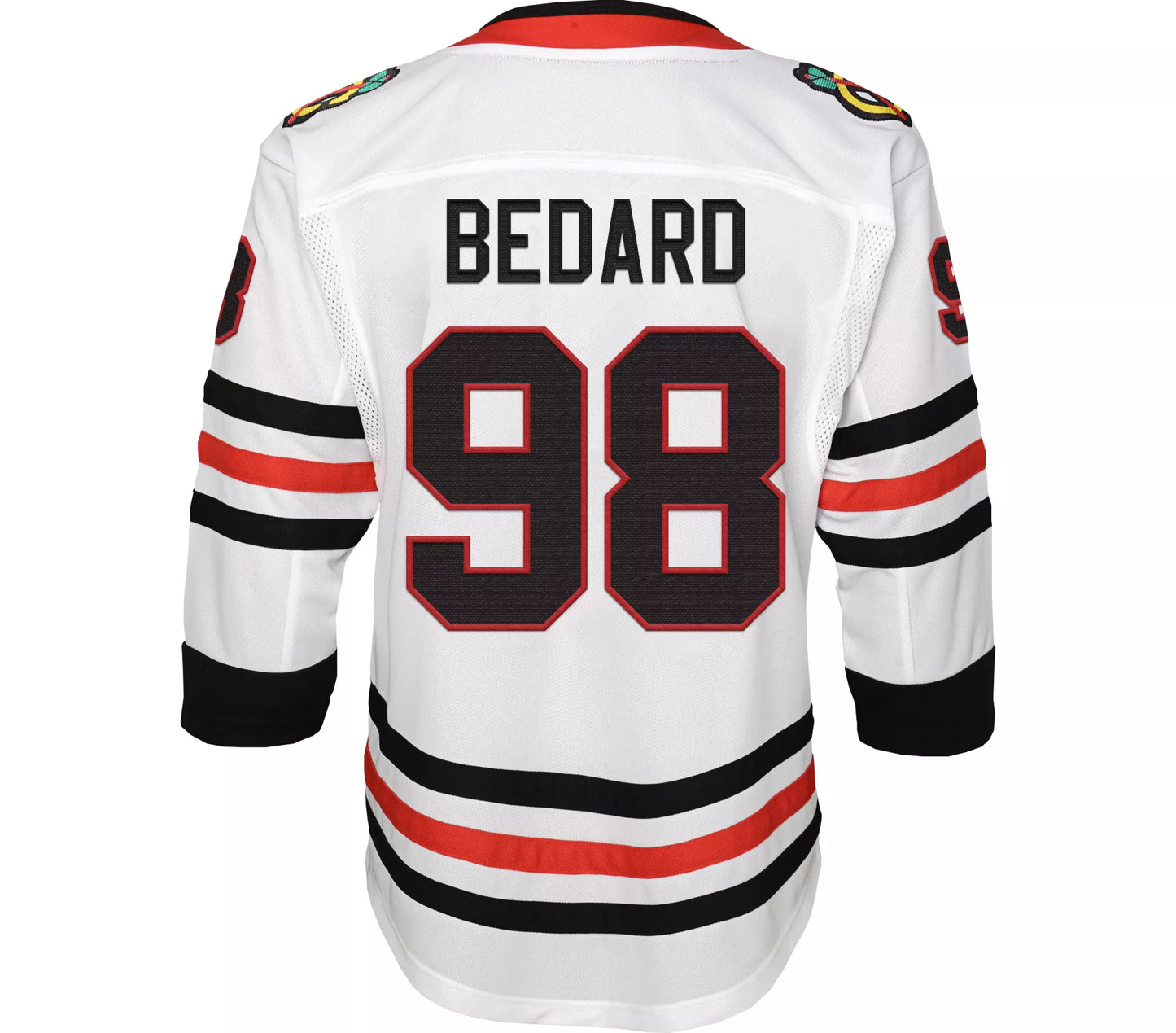 Chicago Blackhawks Youth NHL Connor Bedard   #98 Premier Away Jersey