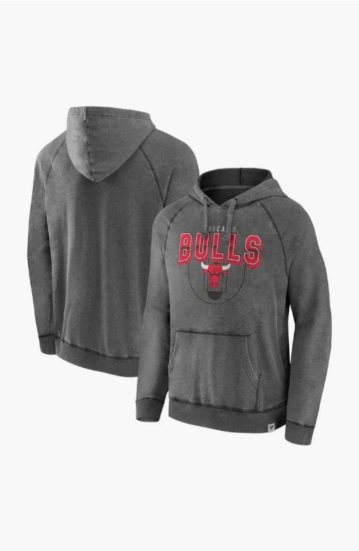 Men's Chicago Bulls Fanatics Branded Heather Charcoal Camo