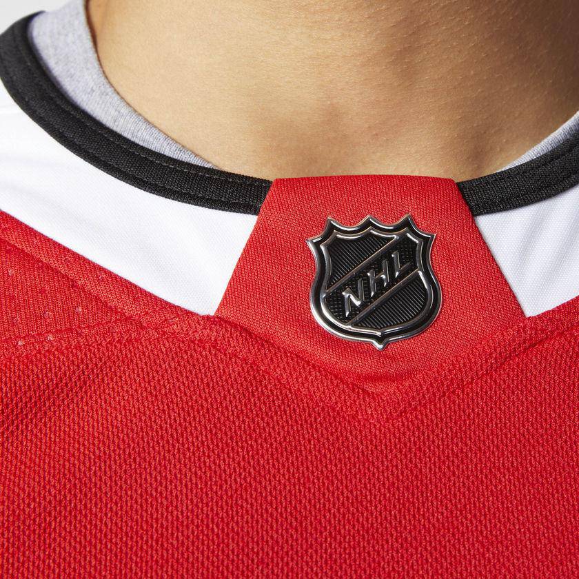 Chicago Blackhawks Saad Adidas Red Home Mens Authentic Jersey