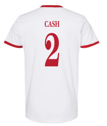 Cash #2 T-Shirt Polska With Eagle Euro 2024 Soccer Poland Jersey Style