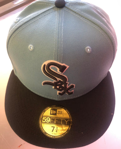 Men's New Era Light Blue/Charcoal Chicago White Sox Two-Tone Color Pack 59FIFTY Fitted Hat