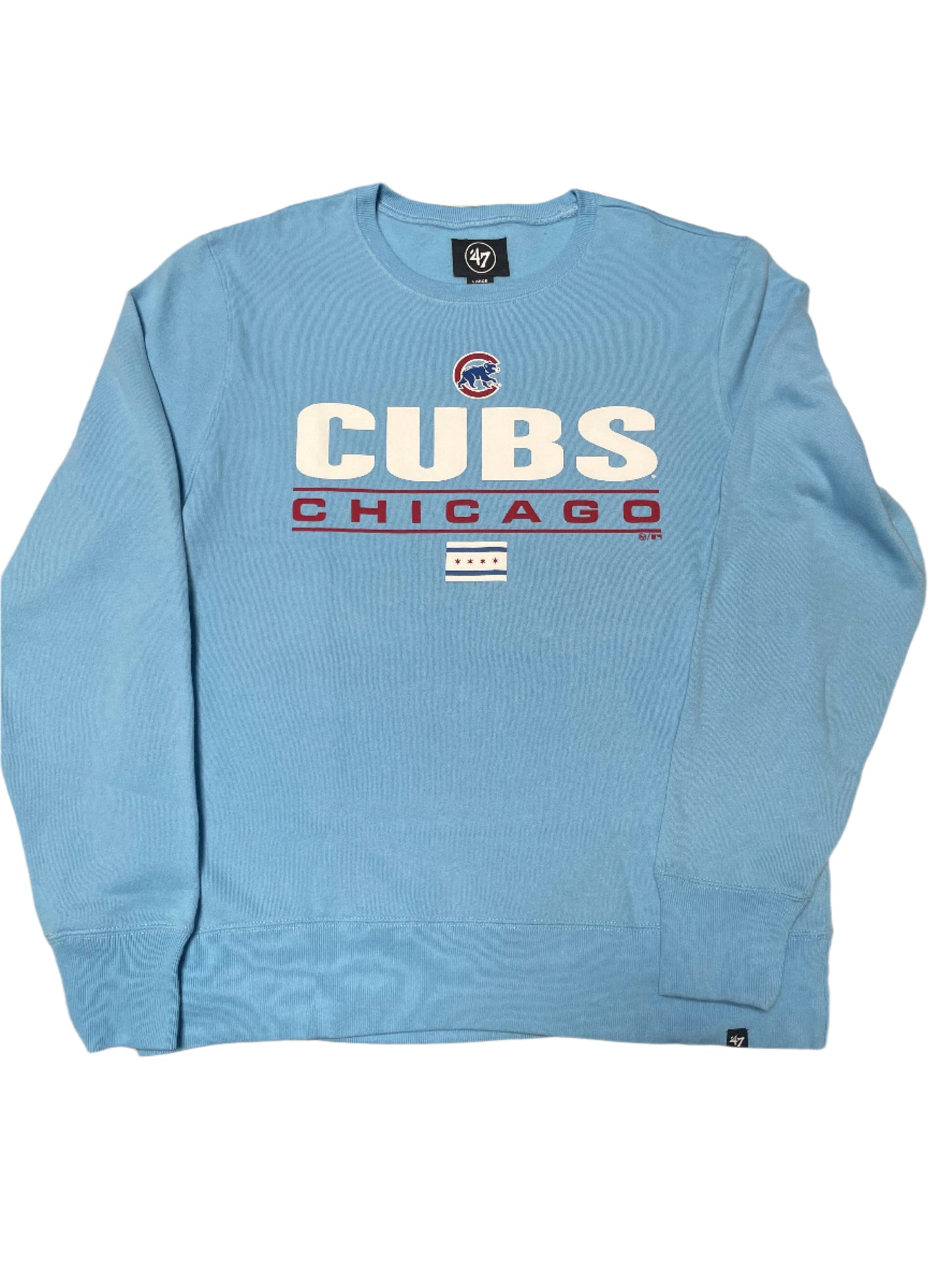 Chicago Cubs '47 Carolina Homeland Crewneck