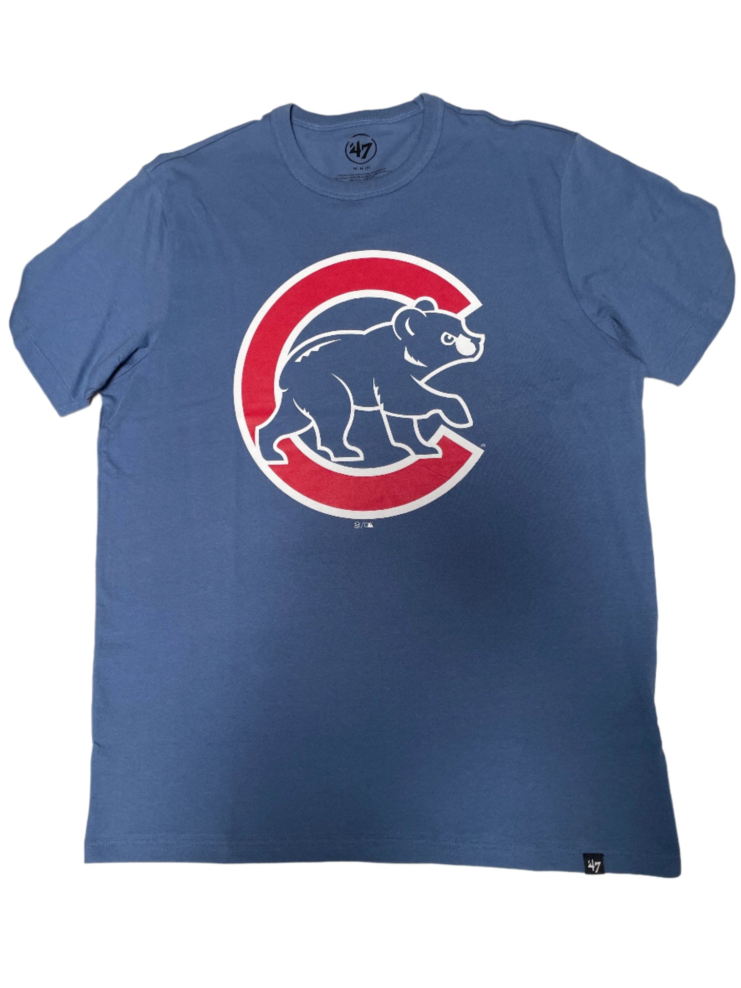 Chicago Cubs Cadet Blue '47 Imprint Franklin Tee