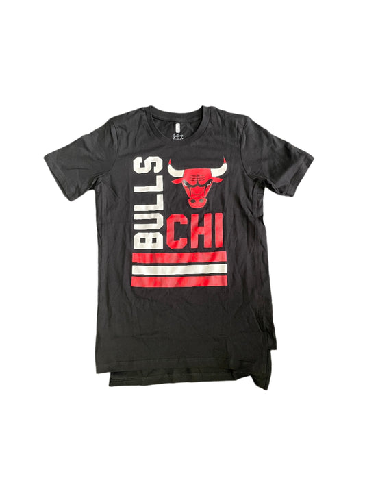 Chicago Bulls Retro "Chi Bulls" Tee - Black - Youth