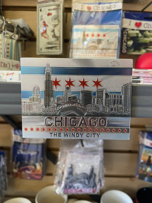 Chicago Magnet Souvenir - "The Windy City"