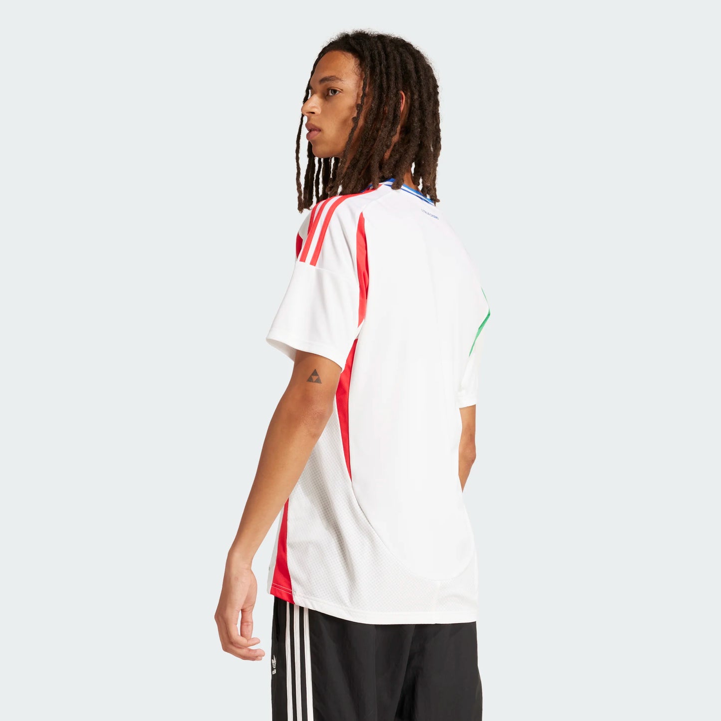 Adidas Men Adult Soccer Italy 2024 Away Jersey - White