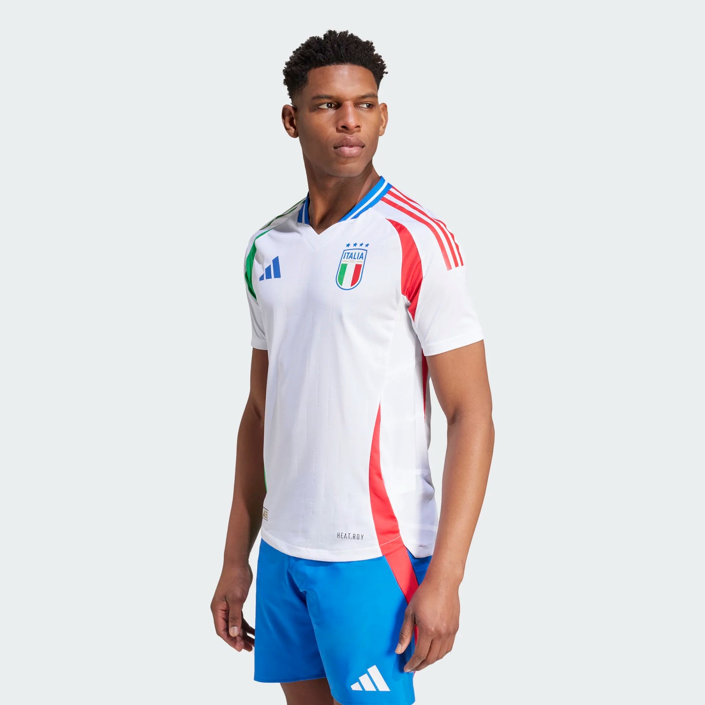 Adidas Men Adult Soccer Italy 2024 Away Jersey - White HEAT.RDY