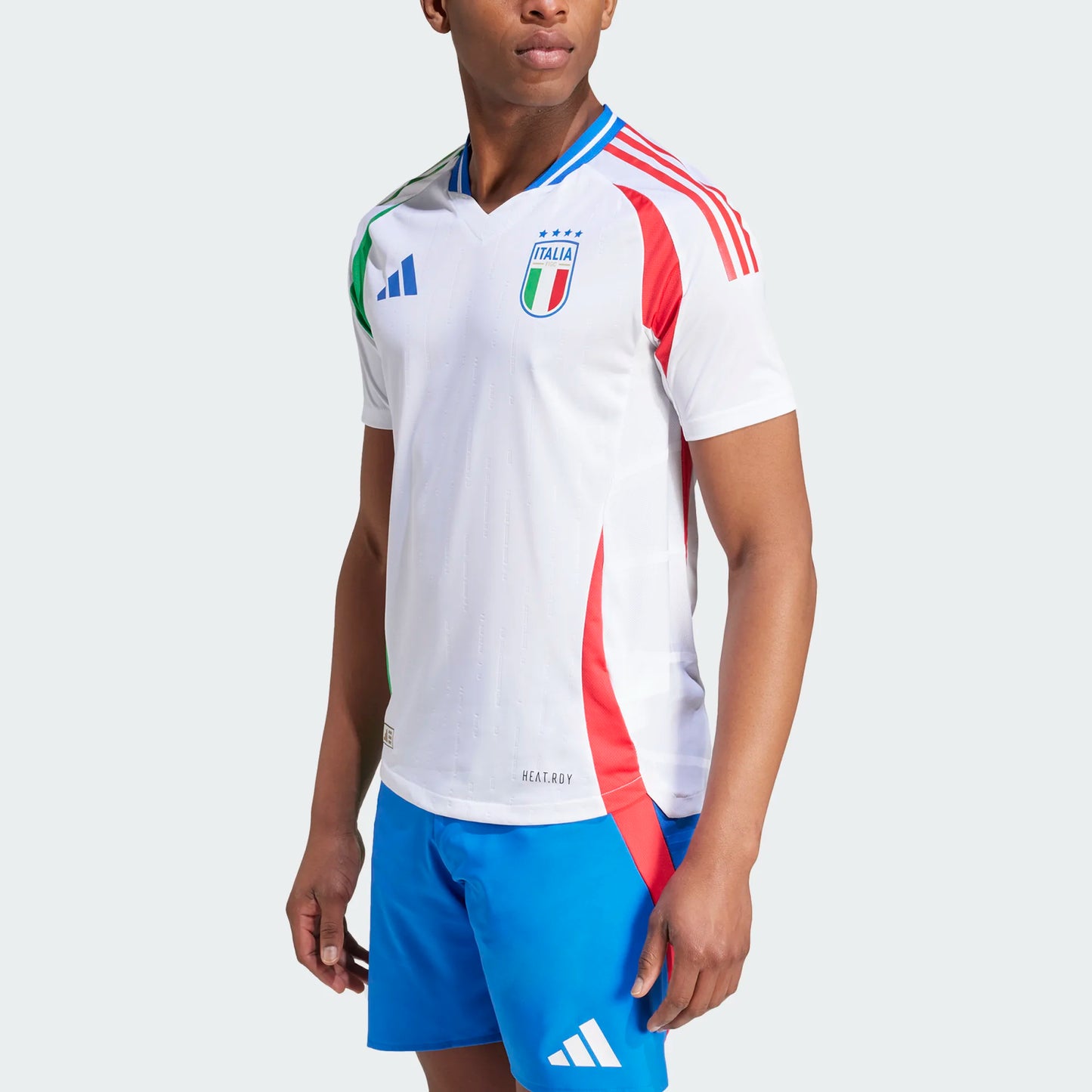 Adidas Men Adult Soccer Italy 2024 Away Jersey - White HEAT.RDY