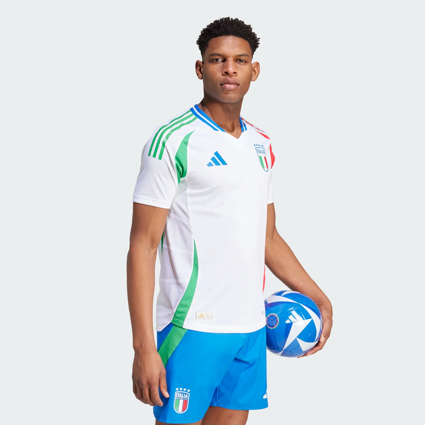 Adidas Men Adult Soccer Italy 2024 Away Jersey - White HEAT.RDY