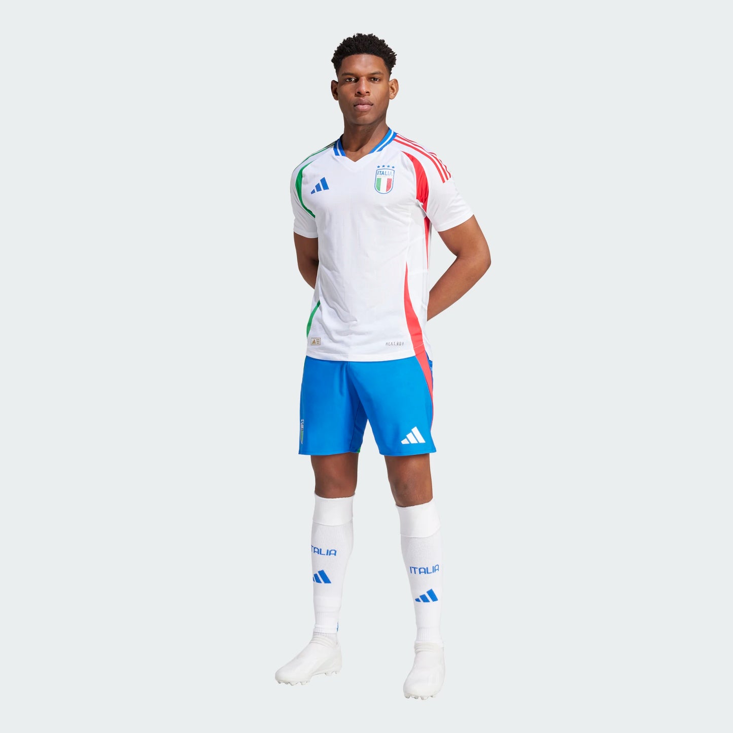 Adidas Men Adult Soccer Italy 2024 Away Jersey - White HEAT.RDY