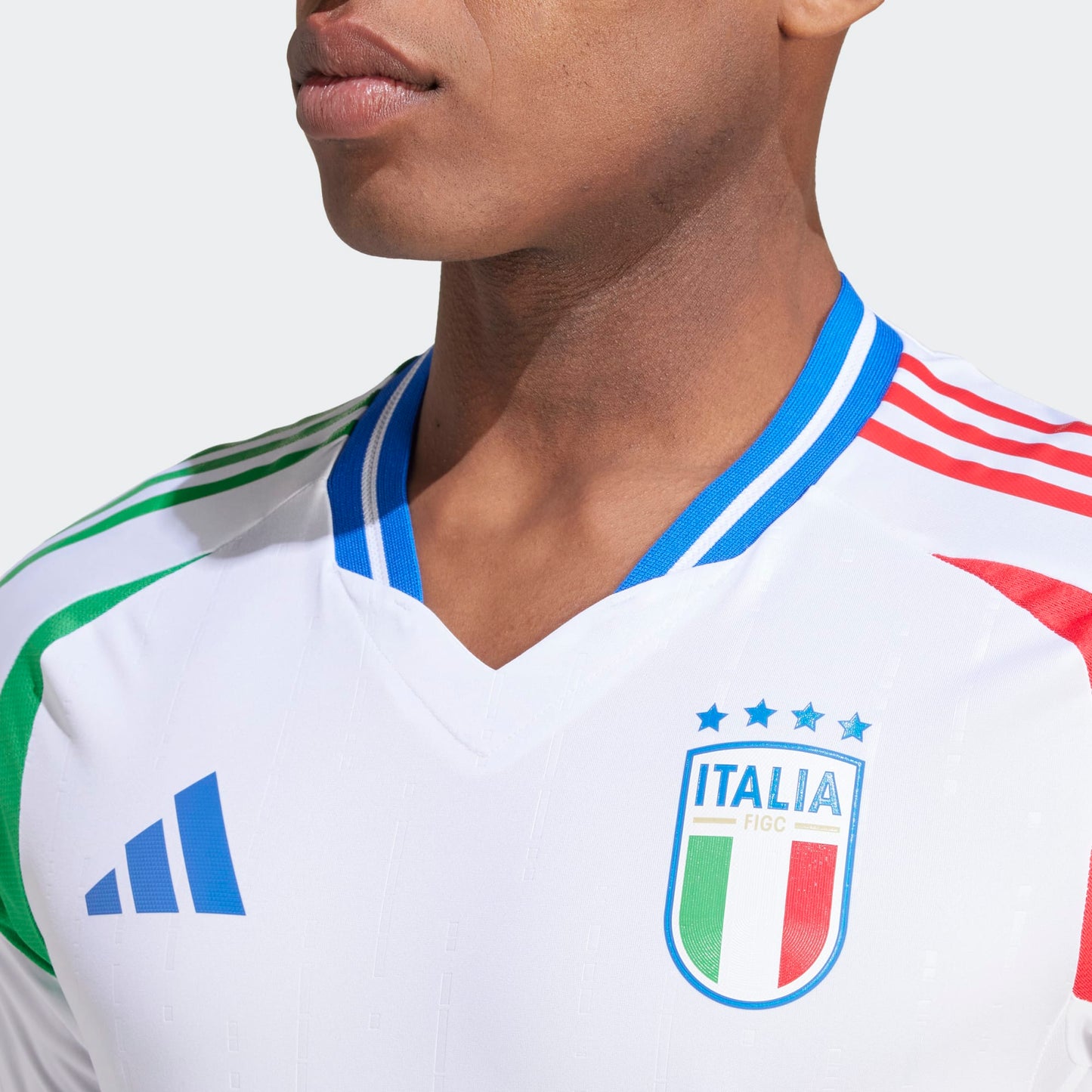 Adidas Men Adult Soccer Italy 2024 Away Jersey - White HEAT.RDY