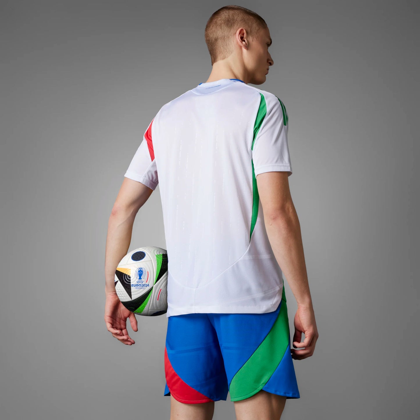 Adidas Men Adult Soccer Italy 2024 Away Jersey - White HEAT.RDY