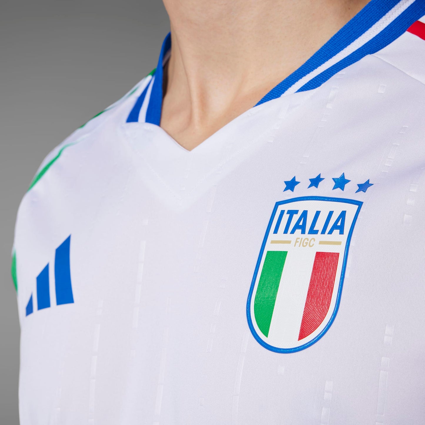 Adidas Men Adult Soccer Italy 2024 Away Jersey - White HEAT.RDY