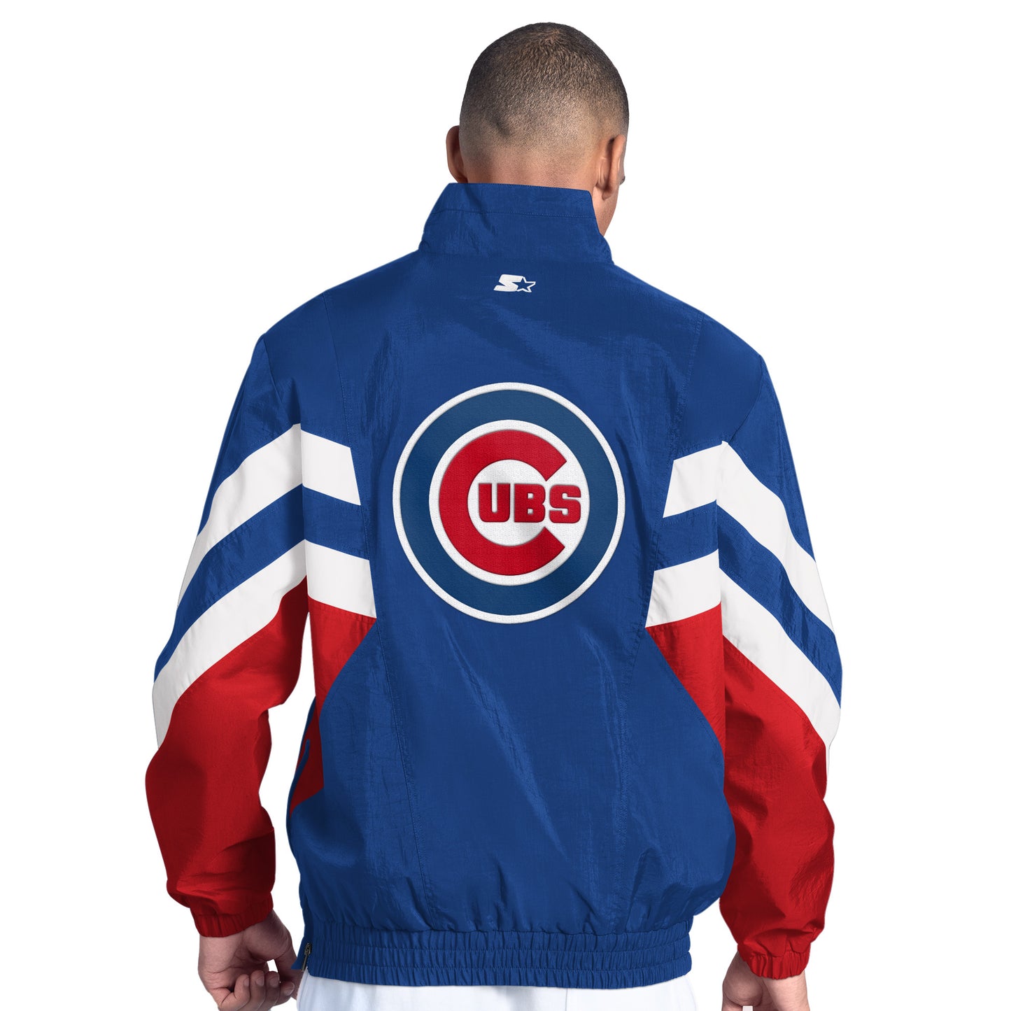 Chicago Cubs 1/2 Zip Retro  Varsity Starter Jacket