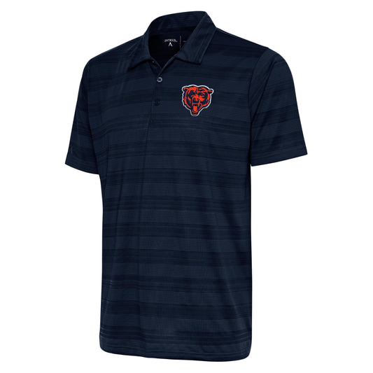 Chicago Bears Embroidered Antigua  Mens Blue Polo