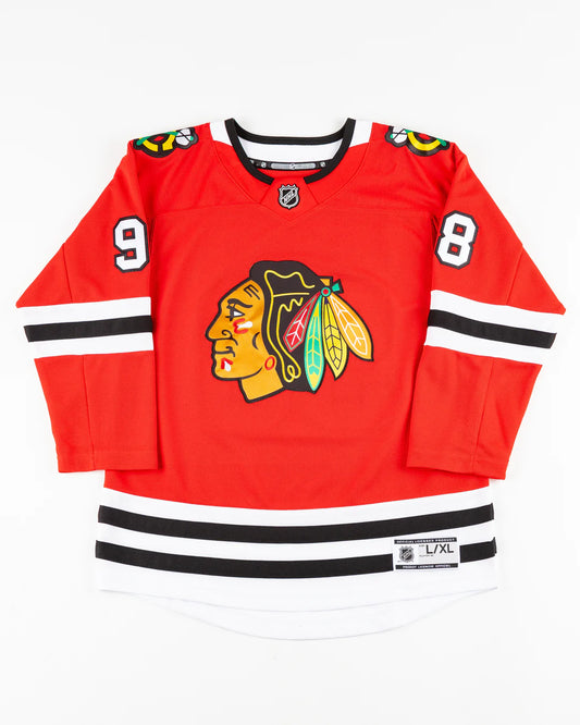 Youth Chicago Blackhawks Connor Bedard Home Premier Jersey