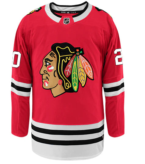 Chicago Blackhawks Saad Adidas Red Home Mens Authentic Jersey