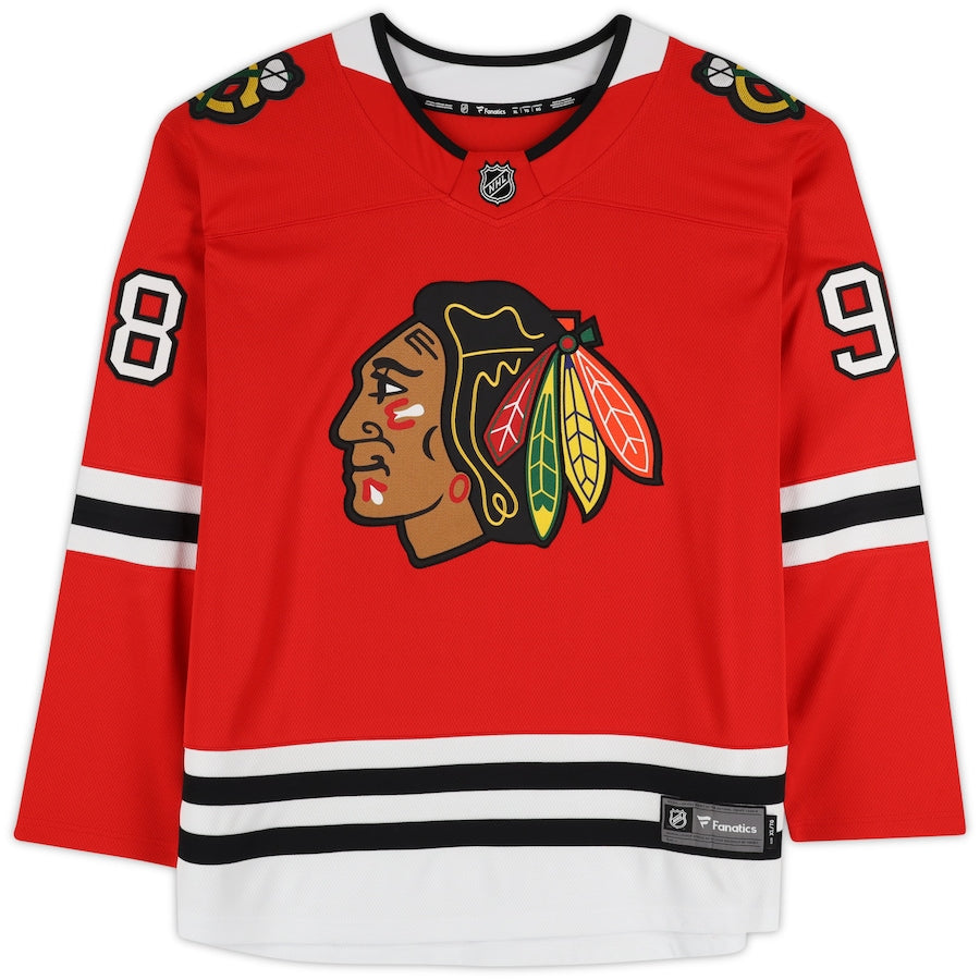 Chicago Blackhawks Connor Bedard Men's Fanatics Red Home Breakaway Player Jersey